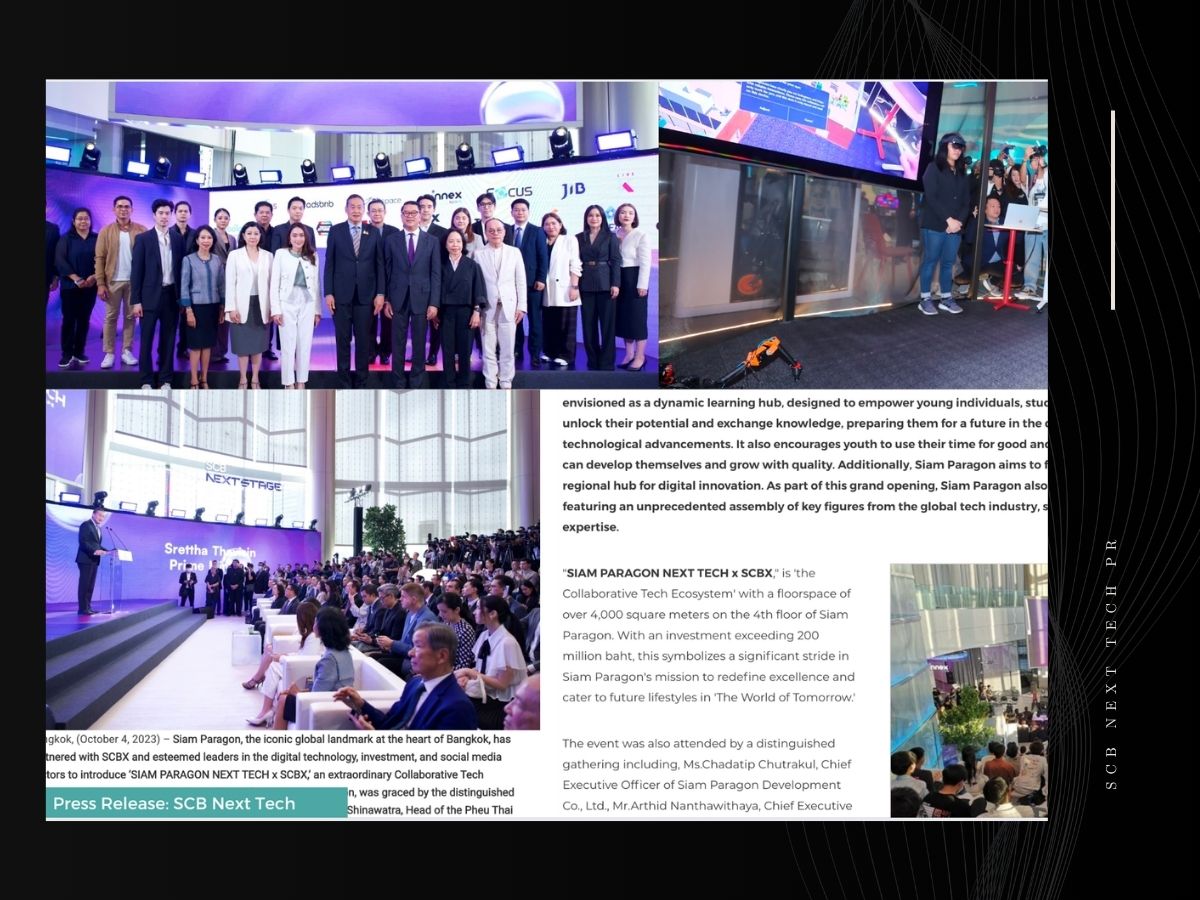Siam Paragon NEXT TECH x SCBX